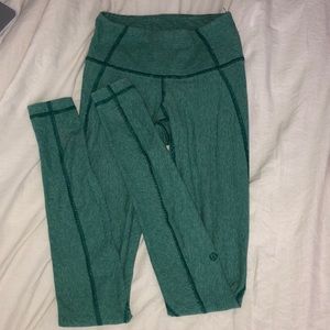 Rare green lululemon leggings!
